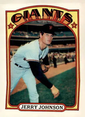 Jerry Johnson baseball card featured in 1972 Topps #39 Bob Barton for San Diego Padres fans