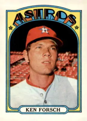 1972 Topps Ken Forsch trading card featuring Houston Astros player