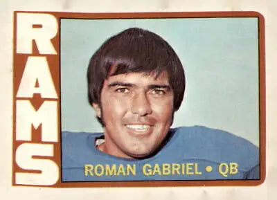 1972 Topps #40 Roman Gabriel trading card in VG-EX condition for collectors