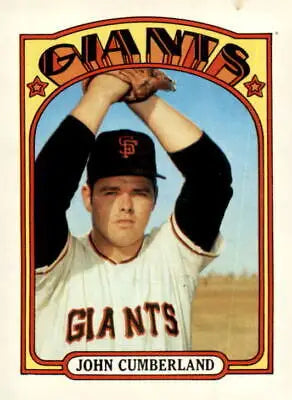 1972 Topps #403 John Cumberland San Francisco Giants baseball card image