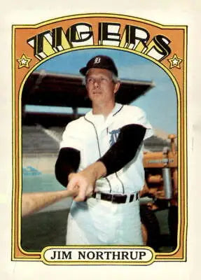 Jim Northrup baseball card from the 1972 Topps #408 in EX-MT condition