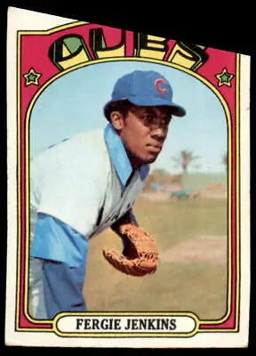 Fergie Jenkins baseball card 1972 Topps #410 Jenkins baseball card collectible