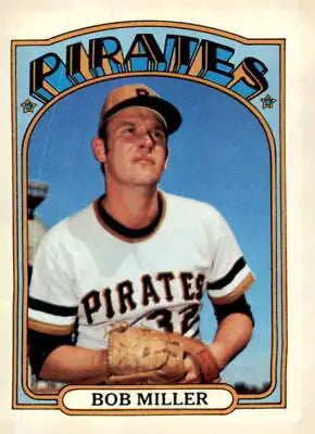 Vintage 1972 Topps #414 Bob Miller sports trading card in EX-MT condition