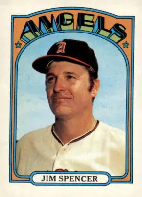 Jim Spencer baseball card from 1972 Topps #419 featuring Jim Spencer baseball memorabilia