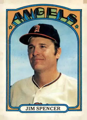 1972 Topps #419 Jim Spencer VG-EX sports trading card featuring Jim Spencer