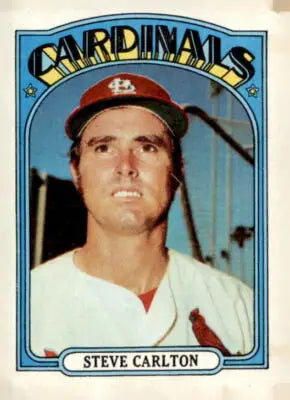 1972 Topps Steve Carlton baseball card trading card front view