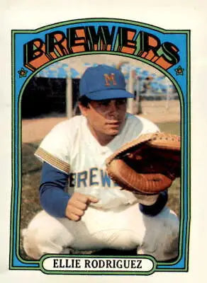Vintage 1972 Topps Ellie Rodriguez sports trading card for collectors
