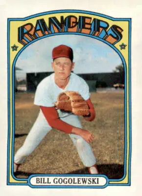 Vintage 1972 Topps Bill Gogolewski baseball trading card as part of sports trading collection