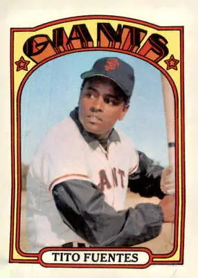 Tito Fuentes 1972 Topps #427 EX-MT sports trading card for collectors and fans