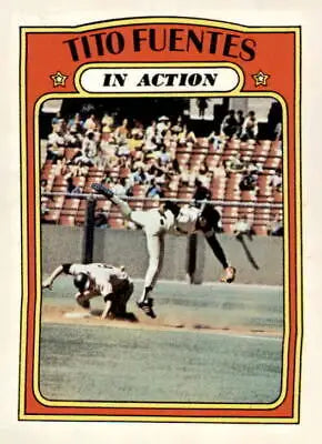 Tito Fuentes 1972 Topps #428 trading card featuring San Francisco Giants player