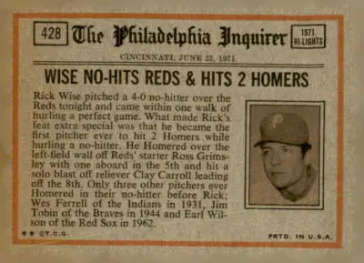 Vintage 1972 Topps #428 Tito Fuentes sports trading card for baseball collectors