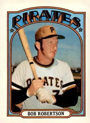 Bob Robertson 1972 Topps #429 baseball trading card featuring Pittsburgh Pirates player