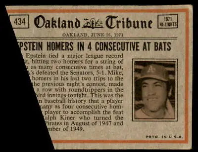 Vintage Johnny Bench trading card from 1972 Topps #433 featuring Cincinnati Reds player