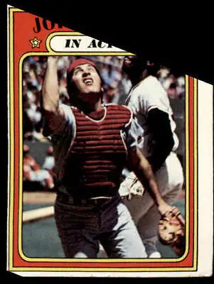 Baseball card of Johnny Bench from the Cincinnati Reds 1972 Topps #434