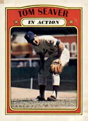 Tom Seaver baseball card from 1972 Topps #446 featuring legendary pitcher