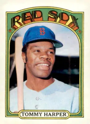 Tommy Harper Boston Red Sox 1972 Topps #455 EX-MT baseball card collectible