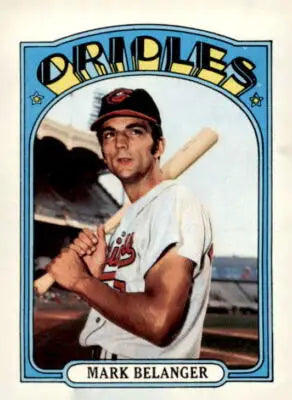 1972 Topps Mark Belanger baseball card featuring collectible Mark Belanger baseball card image