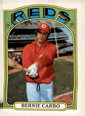 1972 Topps #463 Bernie Carbo baseball card in excellent condition for collectors