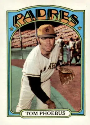 Tom Phoebus San Diego Padres 1972 Topps #477 baseball card in EX-MT condition
