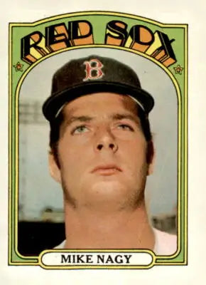 Vintage Mike Nagy baseball card from 1972 Topps #488, a classic sports trading card