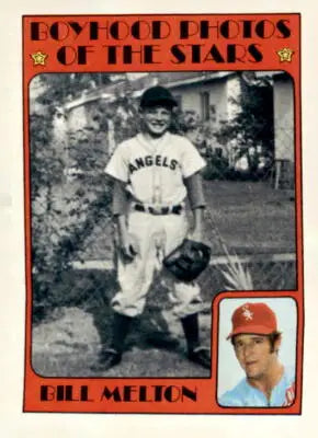 Chicago White Sox Bill Melton baseball card from 1972 Topps #495, a must-have for fans