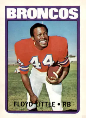 1972 Topps Floyd Little sports trading card in excellent EX-MT condition