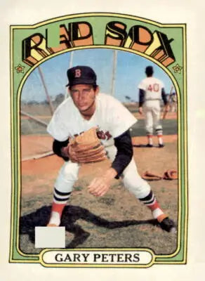 Gary Peters Boston Red Sox baseball card from 1972 Topps #503 for collectors