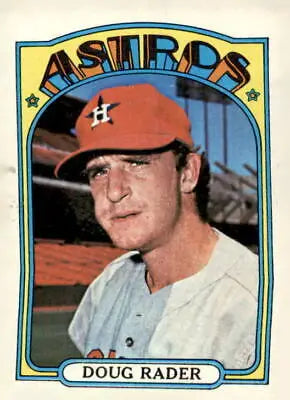 Doug Rader baseball card from 1972 Topps #536, a must-have for sports trading enthusiasts