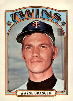 Wayne Granger baseball card from 1972 Topps #545 featuring Minnesota Twins player