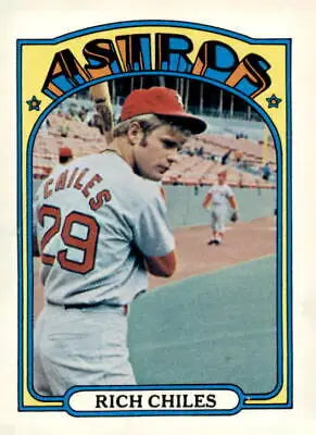 Rich Chiles baseball card from 1972 Topps Topps sports trading collection
