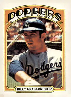 Billy Grabarkewitz baseball card from 1972 Topps #578 featuring Los Angeles Dodgers player