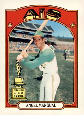 1972 Topps #62 Angel Mangual baseball card for Angel Mangual sports trading collectors
