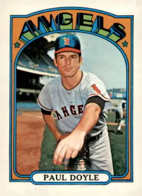 Paul Doyle baseball card from 1972 Topps #629 featuring California Angels player