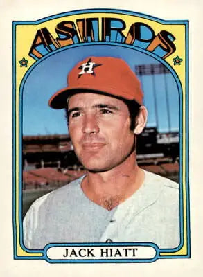 Jack Hiatt baseball card from 1972 Topps #633 featuring Jack Hiatt hiatt baseball card