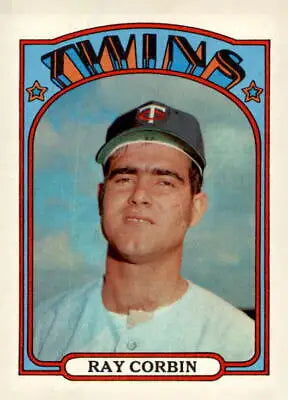 Ray Corbin baseball card from 1972 Topps #66 showcasing Ray Corbin played in MLB