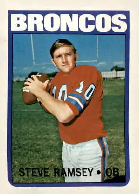 1972 Topps #74 Steve Ramsey trading card in VG-EX condition for collectors and fans