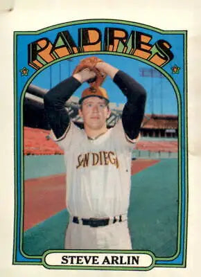 Steve Arlin trading card from 1972 Topps #78 in EX-MT condition