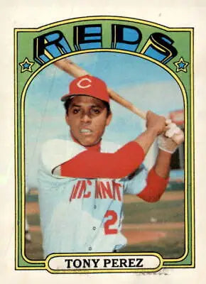1972 Topps #80 Tony Perez baseball card in EX-MT condition for collectors