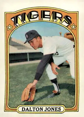 Dalton Jones baseball card from 1972 Topps #83 in VG-EX condition for sports trading enthusiasts