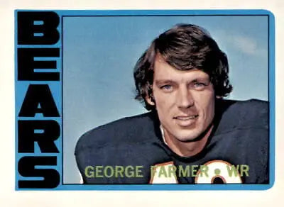 Vintage 1972 Topps trading card of George Farmer in excellent condition
