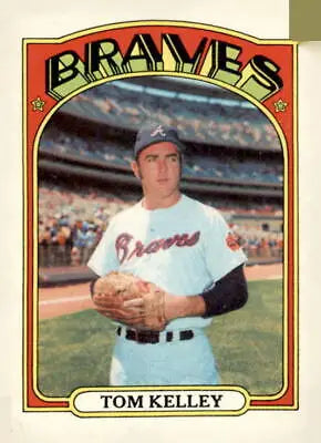 Tom Kelley baseball card from the 1972 Topps #97 series for collectors and fans