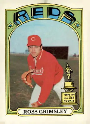 1972 Topps #99 Ross Grimsley baseball card featuring Ross Grimsley in action
