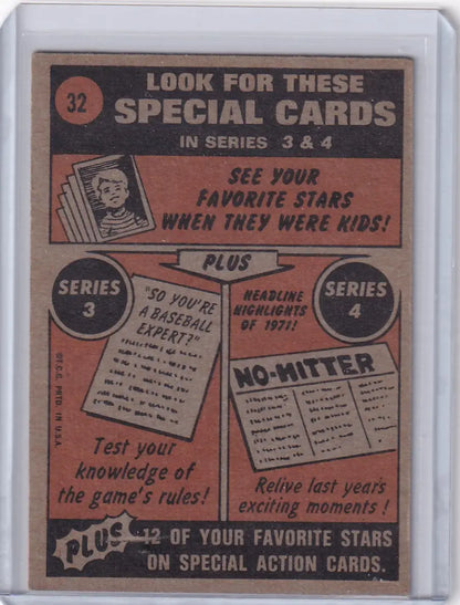 Vintage advertisement for Topps Baseball cards featuring Cleon Jones and New York Mets moments