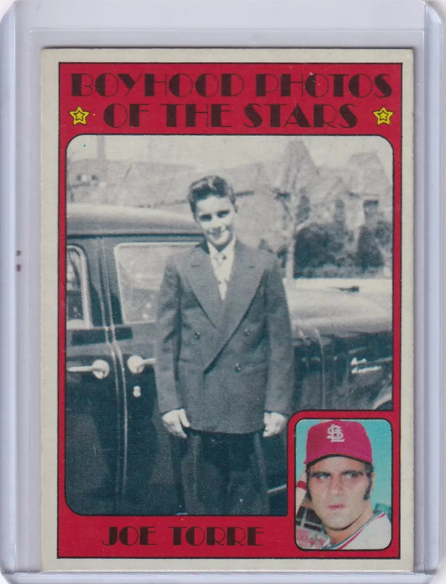 1972 Topps Baseball #341 Joe Torre featuring St. Louis Cardinals memorabilia