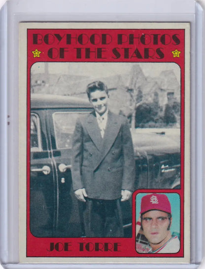 1972 Topps Baseball #341 Joe Torre featuring St. Louis Cardinals memorabilia