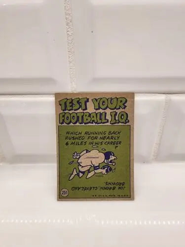 Vintage football card featuring Johnny Unitas from 1972 Topps Pro Action series