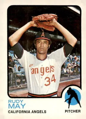 1973 Topps #102 Rudy May sports trading card in EX-MT condition for collectors
