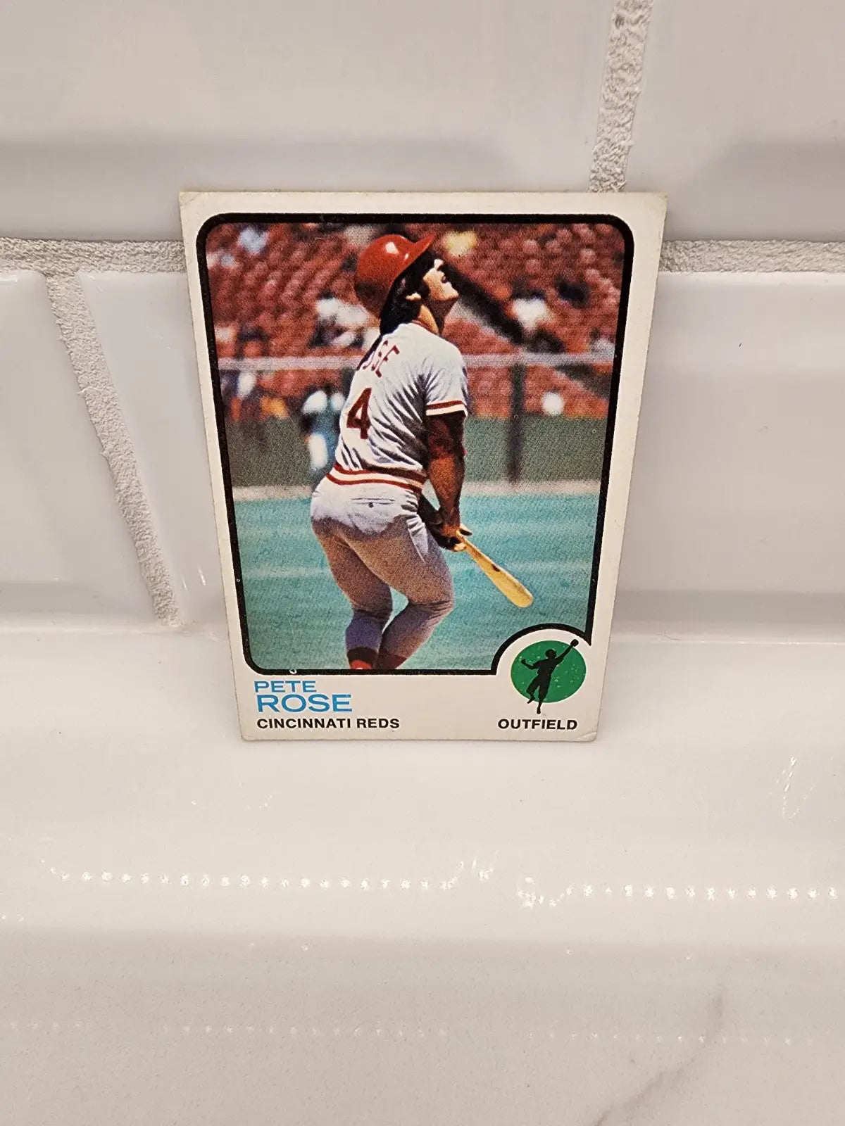 1973 Topps Pete Rose baseball card featuring Pete Rose in the Tops Pete collection