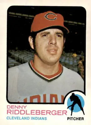 Denny Riddleberger 1973 Topps #157 Baseball Card for Cleveland Indians collectors