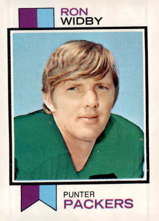 1973 Topps Ron Widby football trading card, sports trading card collectible
